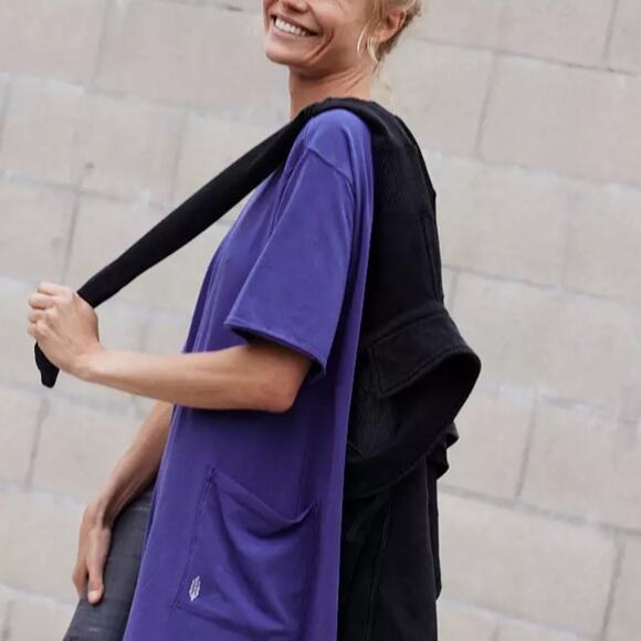 Free People Movement Hot Shot Crew Neck Romper SZ M - Picture 6 of 6